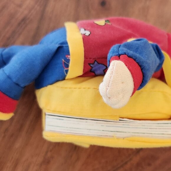 Vintage, 8 inch, Caillou, Doll With Small Backpack Book Attached, Rare, Baby Toy - Picture 3 of 12